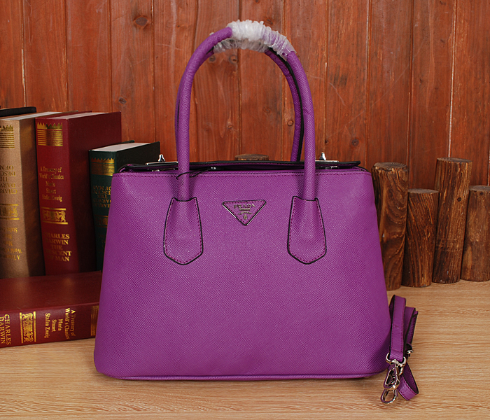 Pelle Prada borsetta in viola 2749